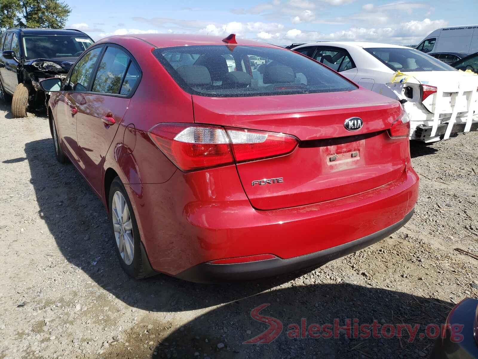 KNAFX4A64G5610462 2016 KIA FORTE