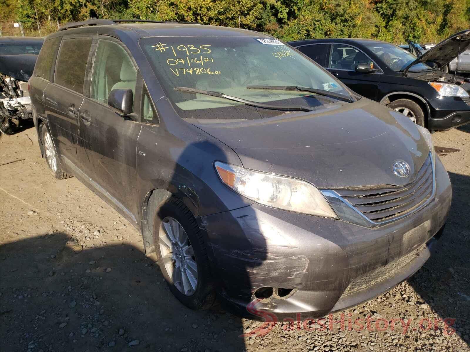 5TDJZ3DC9HS177994 2017 TOYOTA SIENNA