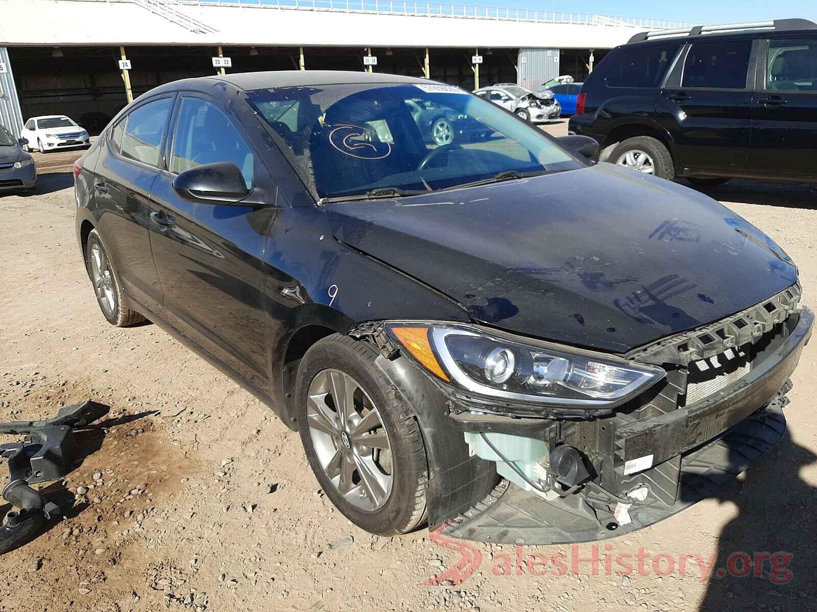 5NPD84LF7JH214232 2018 HYUNDAI ELANTRA