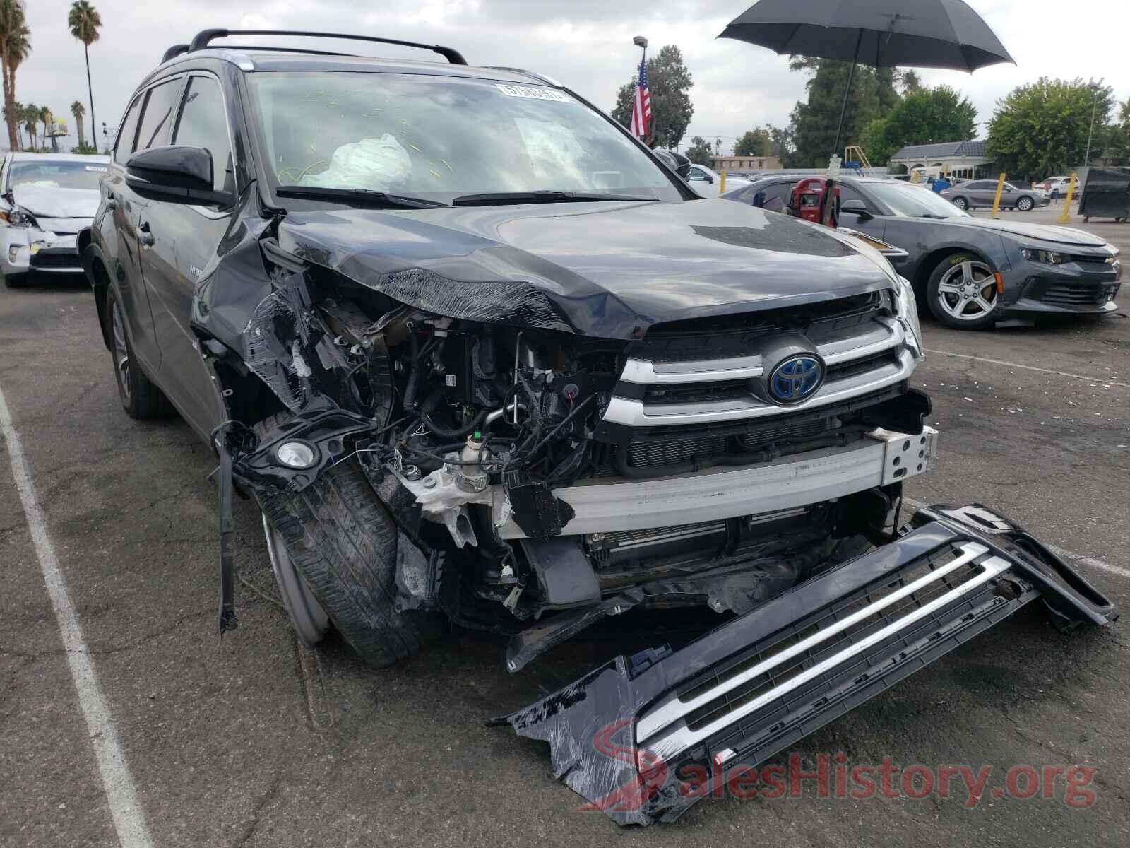 5TDJGRFH3KS076748 2019 TOYOTA HIGHLANDER