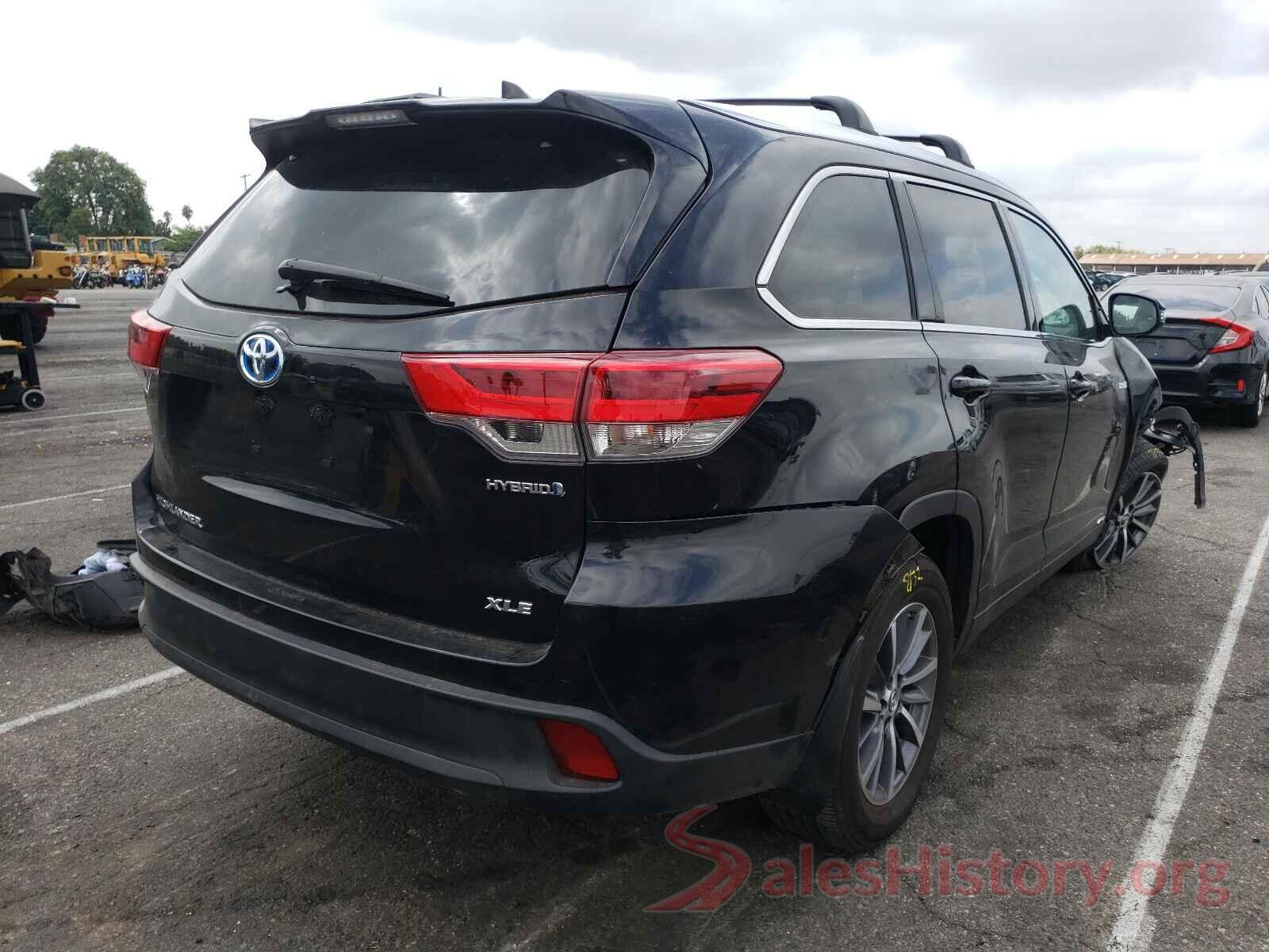 5TDJGRFH3KS076748 2019 TOYOTA HIGHLANDER