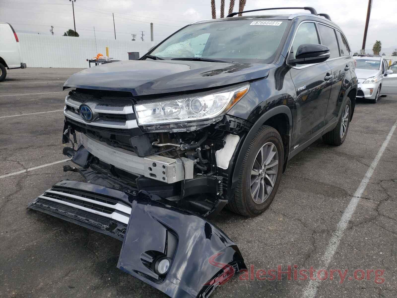 5TDJGRFH3KS076748 2019 TOYOTA HIGHLANDER