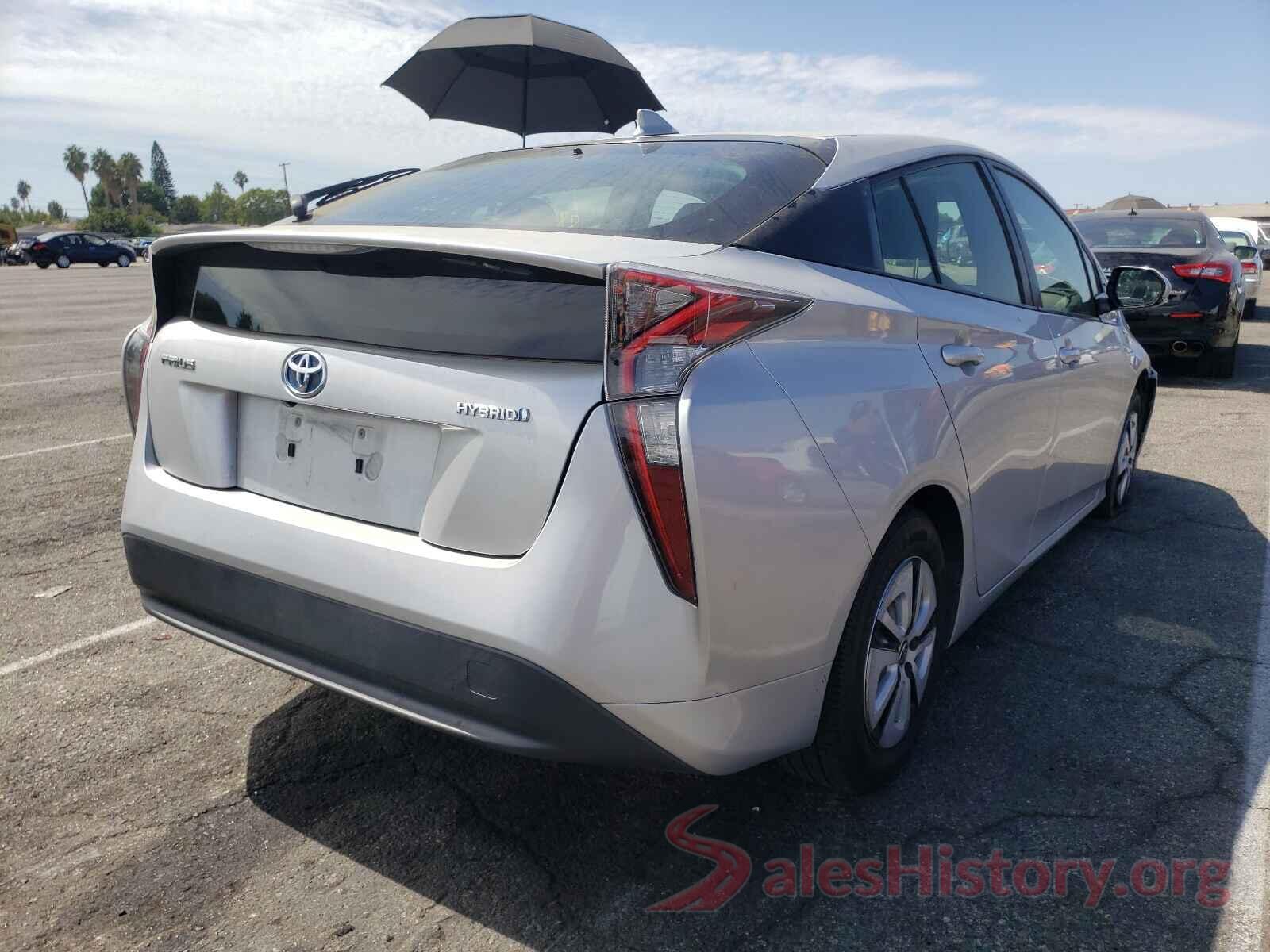 JTDKARFU3H3037381 2017 TOYOTA PRIUS