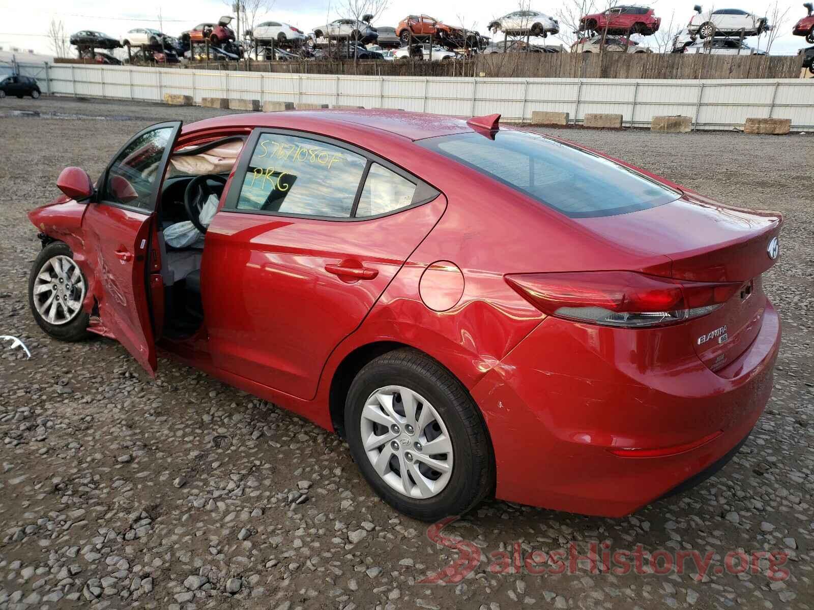 5NPD74LF3HH210529 2017 HYUNDAI ELANTRA