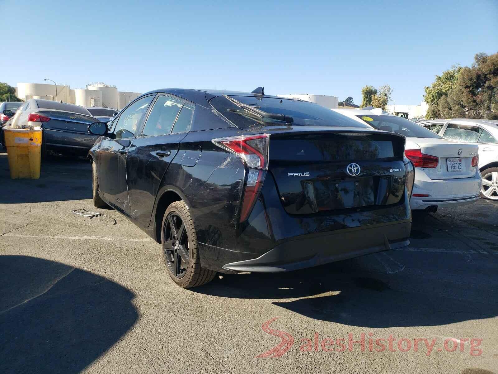 JTDKARFU6G3009587 2016 TOYOTA PRIUS