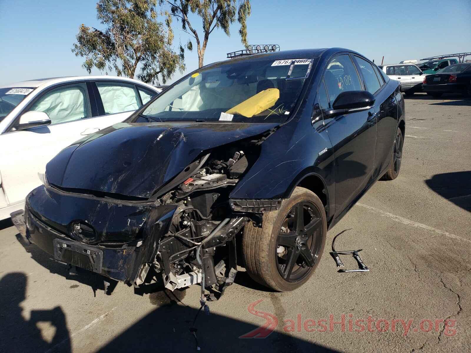 JTDKARFU6G3009587 2016 TOYOTA PRIUS