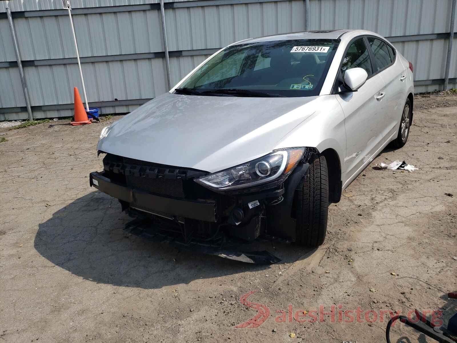 5NPD84LF4JH312036 2018 HYUNDAI ELANTRA