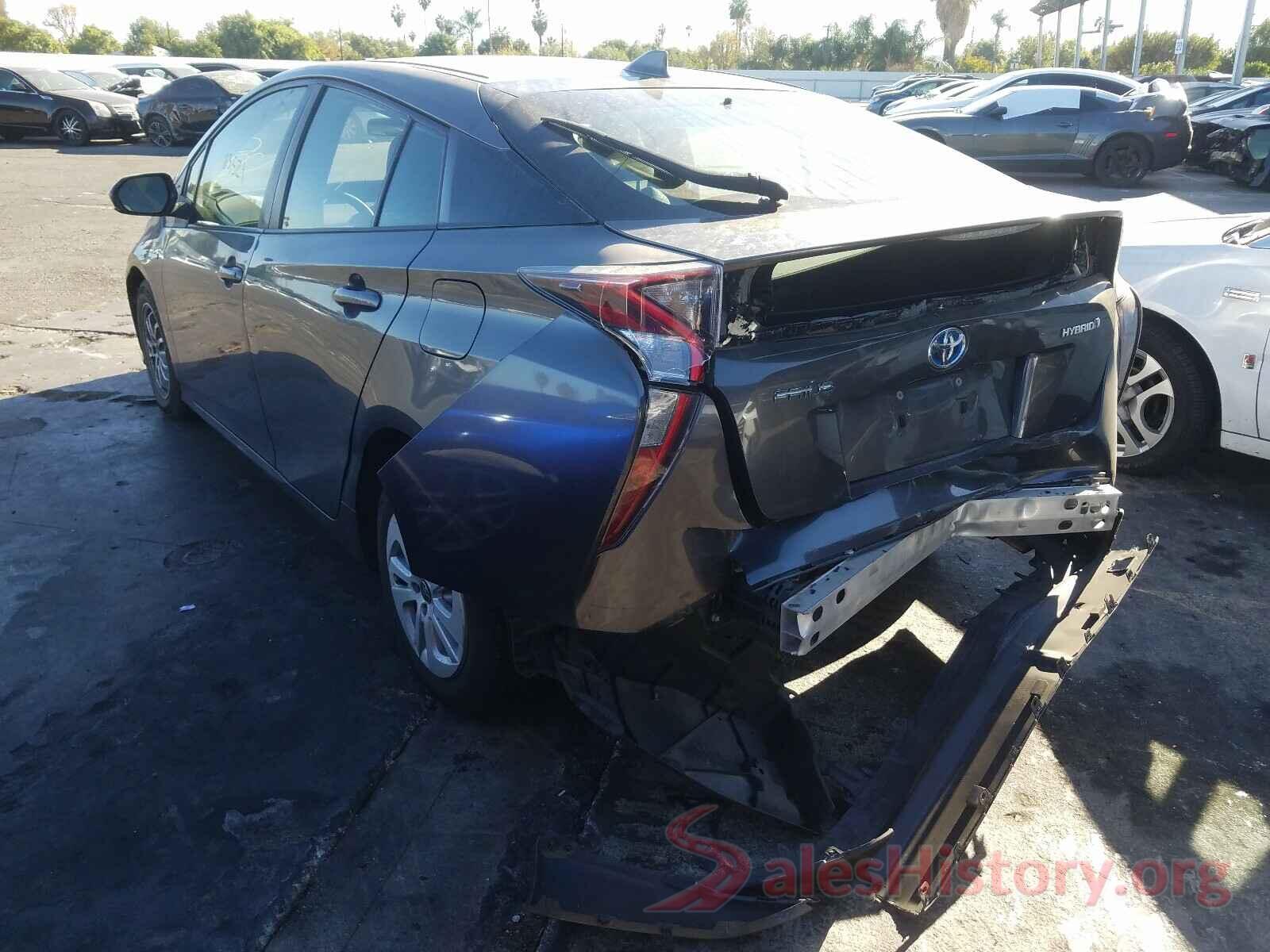 JTDKBRFU3G3022214 2016 TOYOTA PRIUS