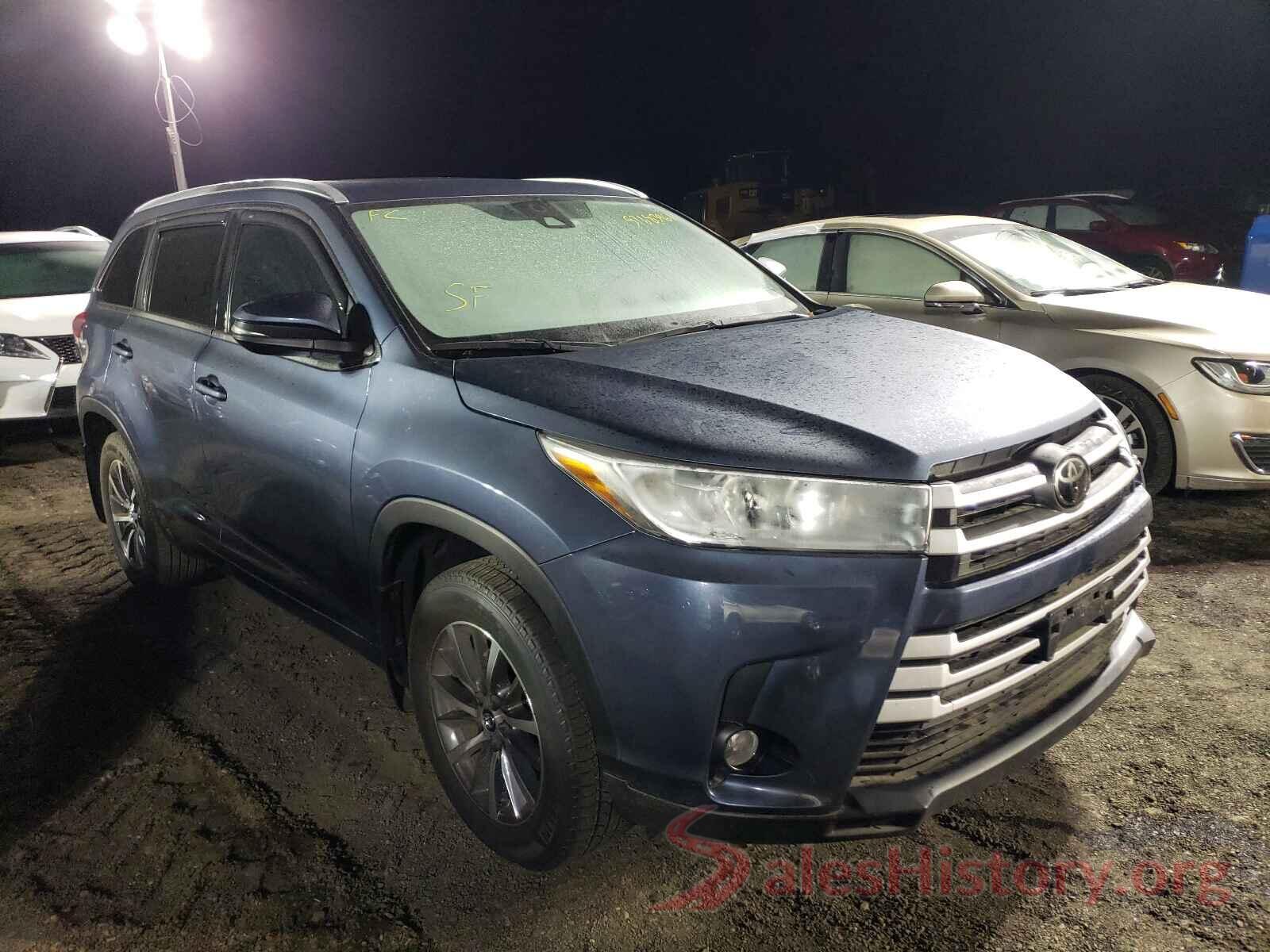 5TDJZRFH2JS490452 2018 TOYOTA HIGHLANDER