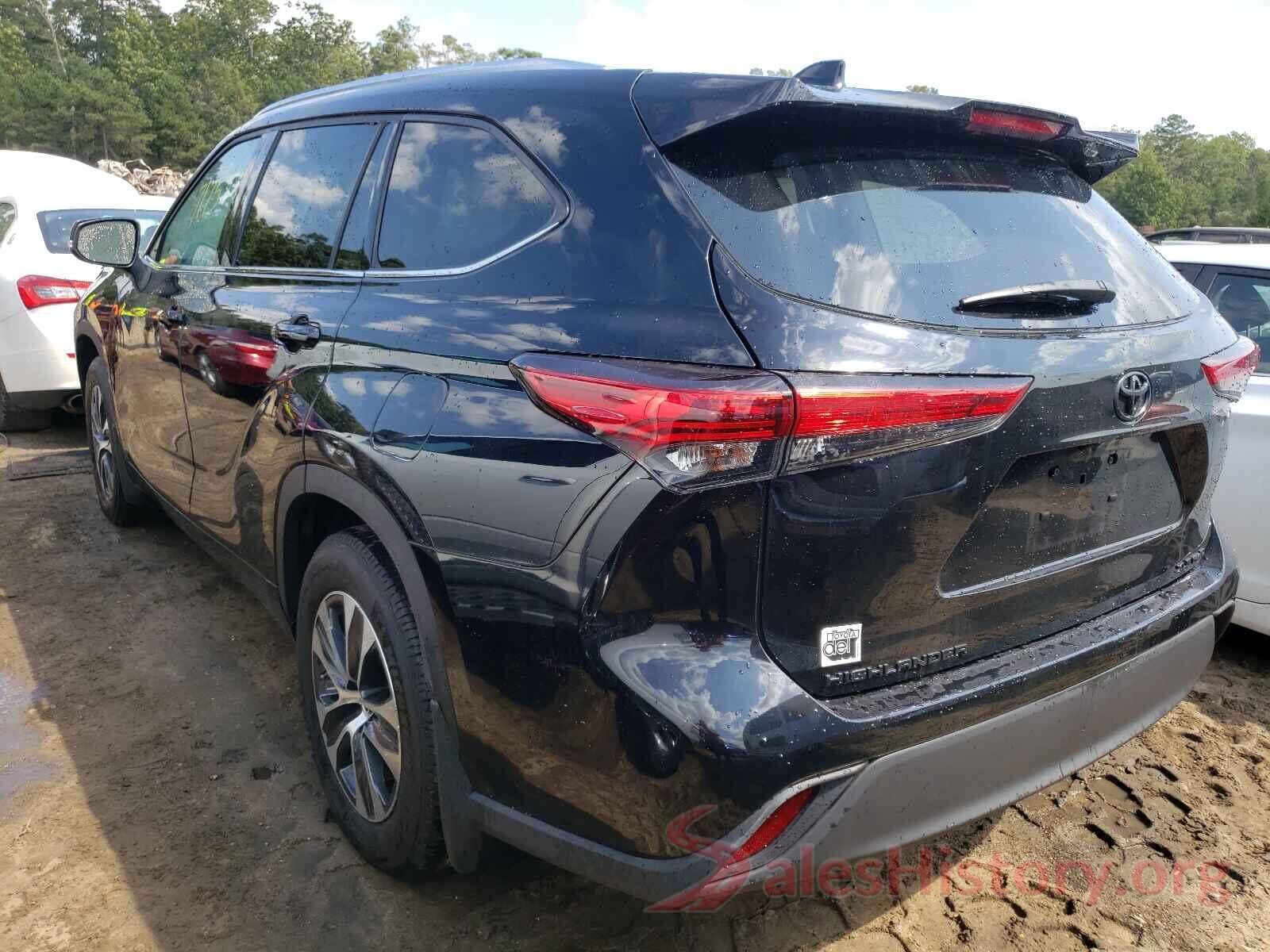 5TDHZRBH2MS070800 2021 TOYOTA HIGHLANDER