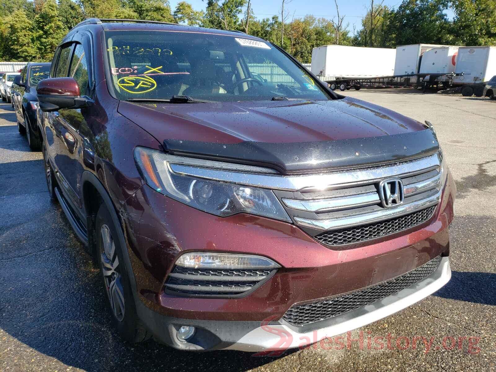 5FNYF6H54GB015018 2016 HONDA PILOT