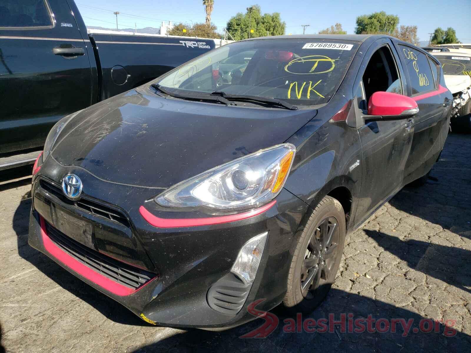 JTDKDTB38G1118050 2016 TOYOTA PRIUS