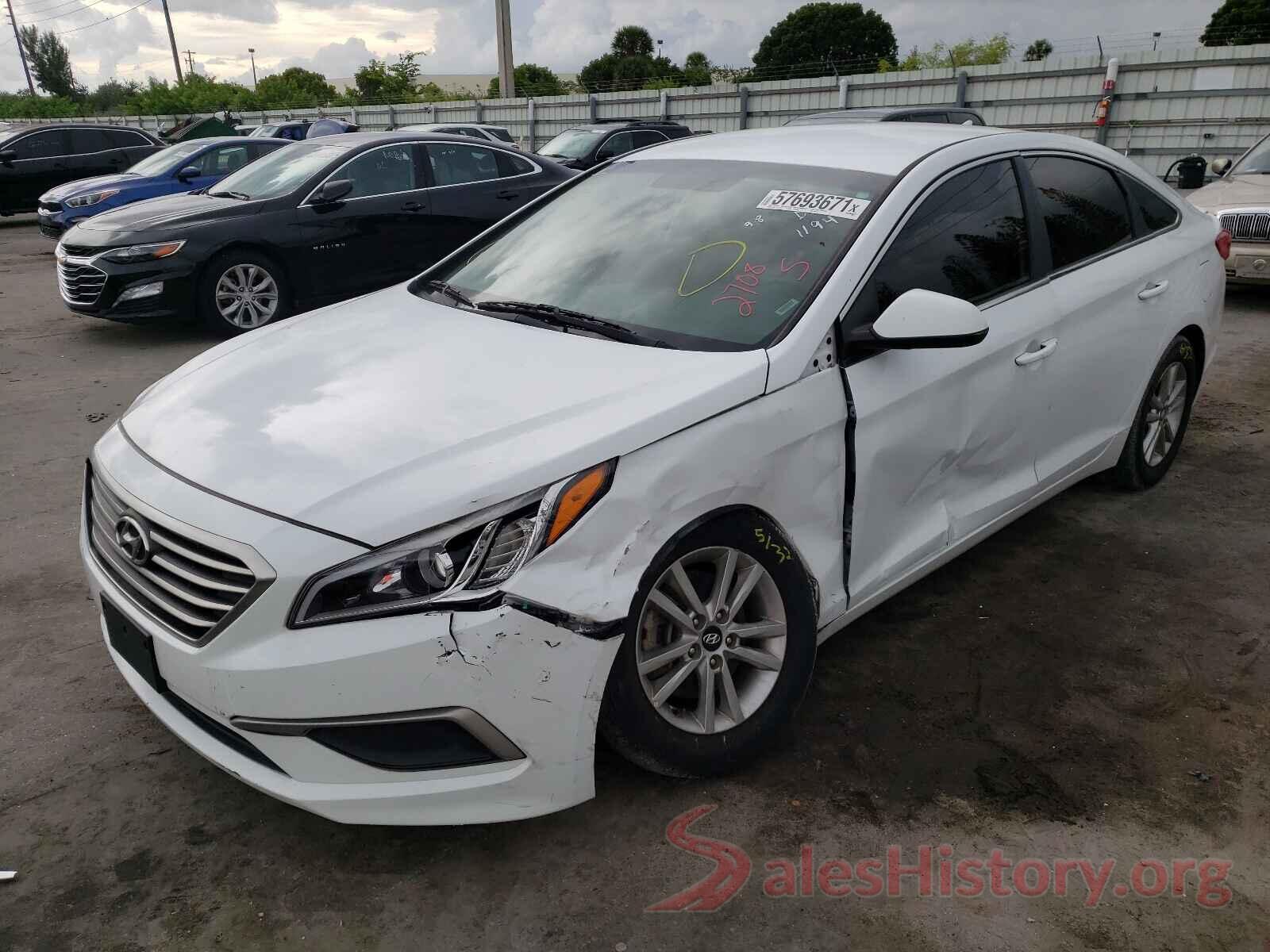 5NPE24AF2HH491194 2017 HYUNDAI SONATA