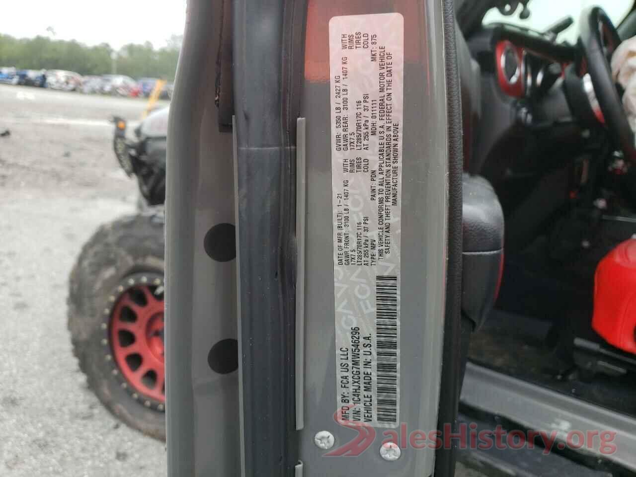 1C4HJXCG7MW546296 2021 JEEP WRANGLER