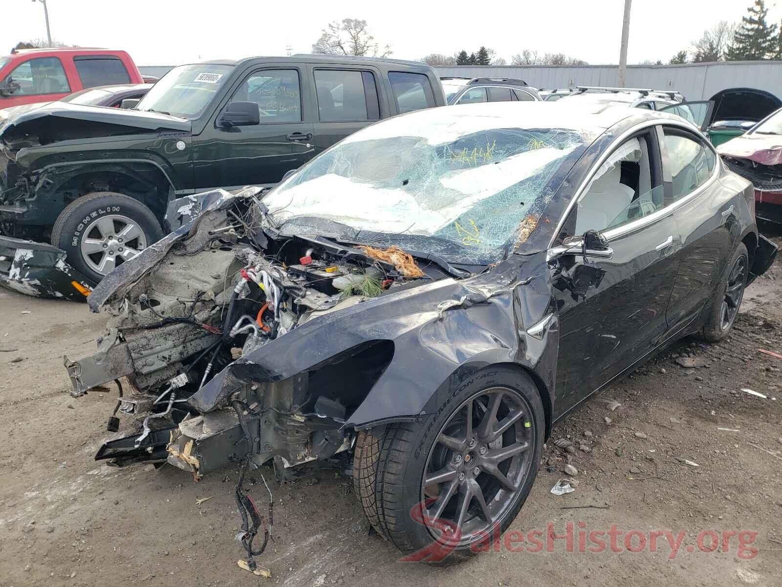 5YJ3E1EB1KF421292 2019 TESLA MODEL 3