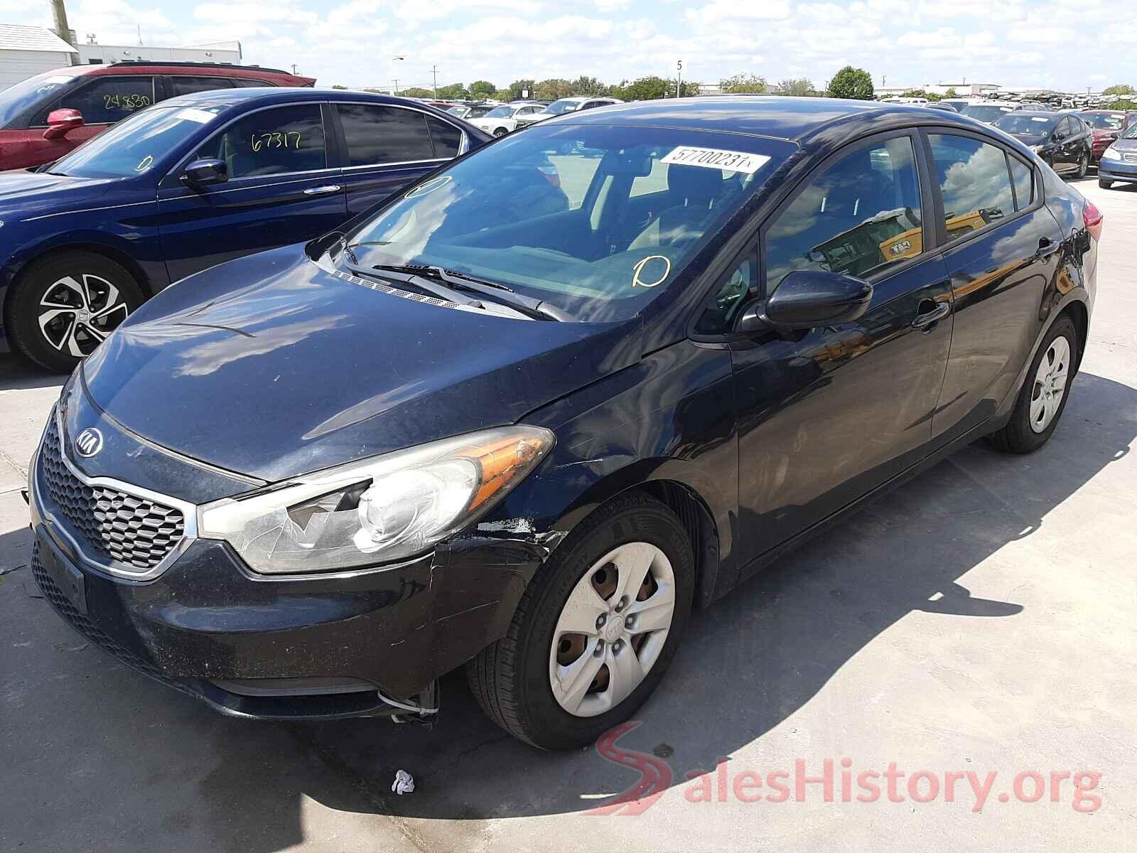 KNAFK4A67G5446820 2016 KIA FORTE