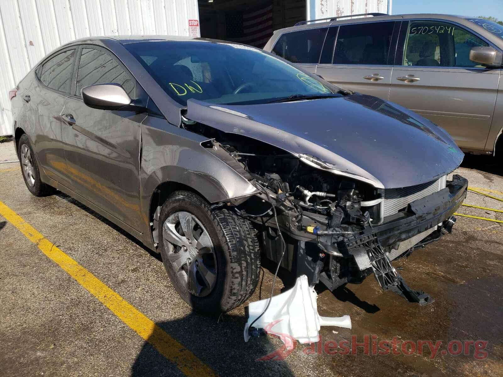 5NPDH4AE3GH753093 2016 HYUNDAI ELANTRA