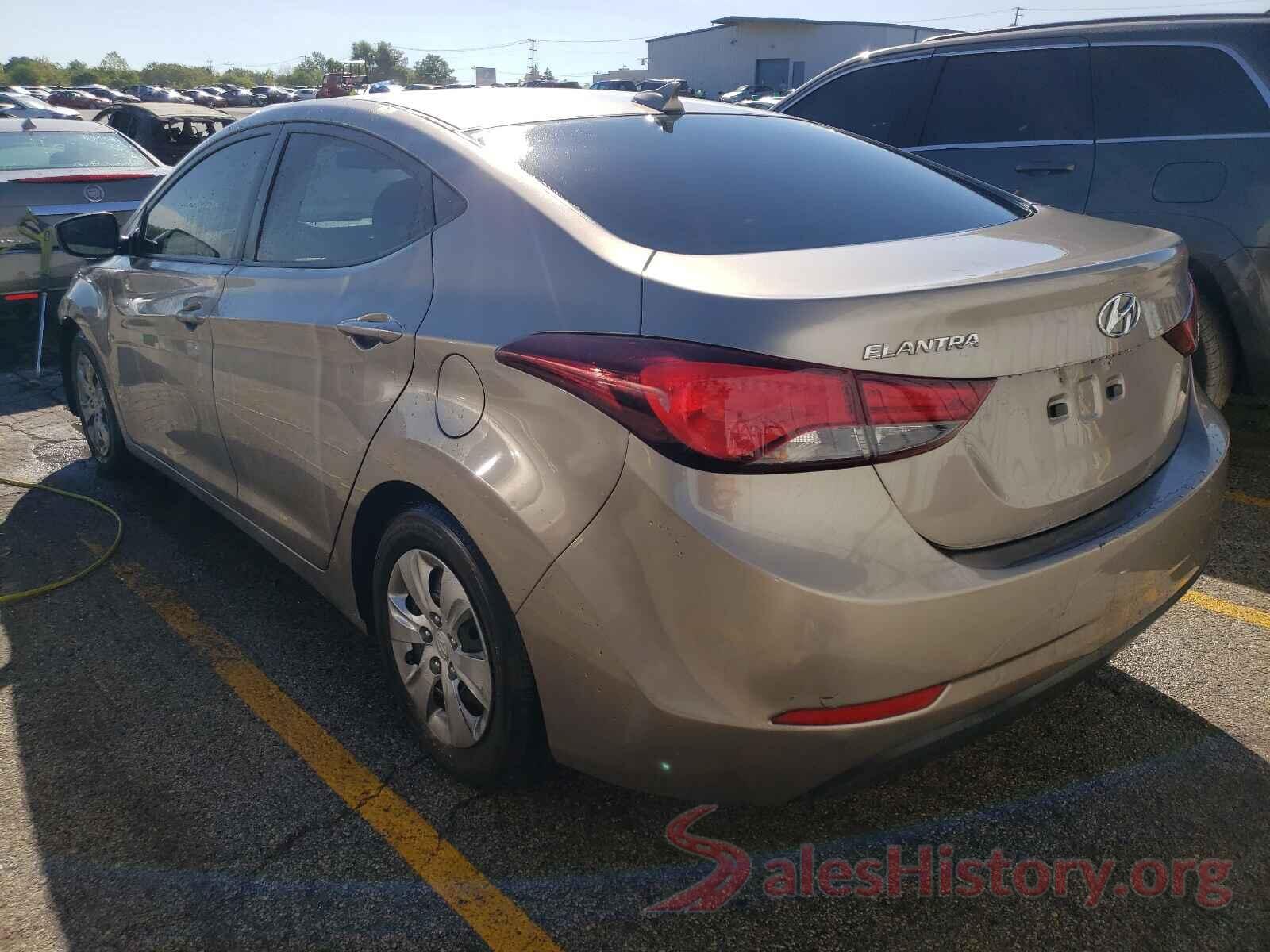 5NPDH4AE3GH753093 2016 HYUNDAI ELANTRA