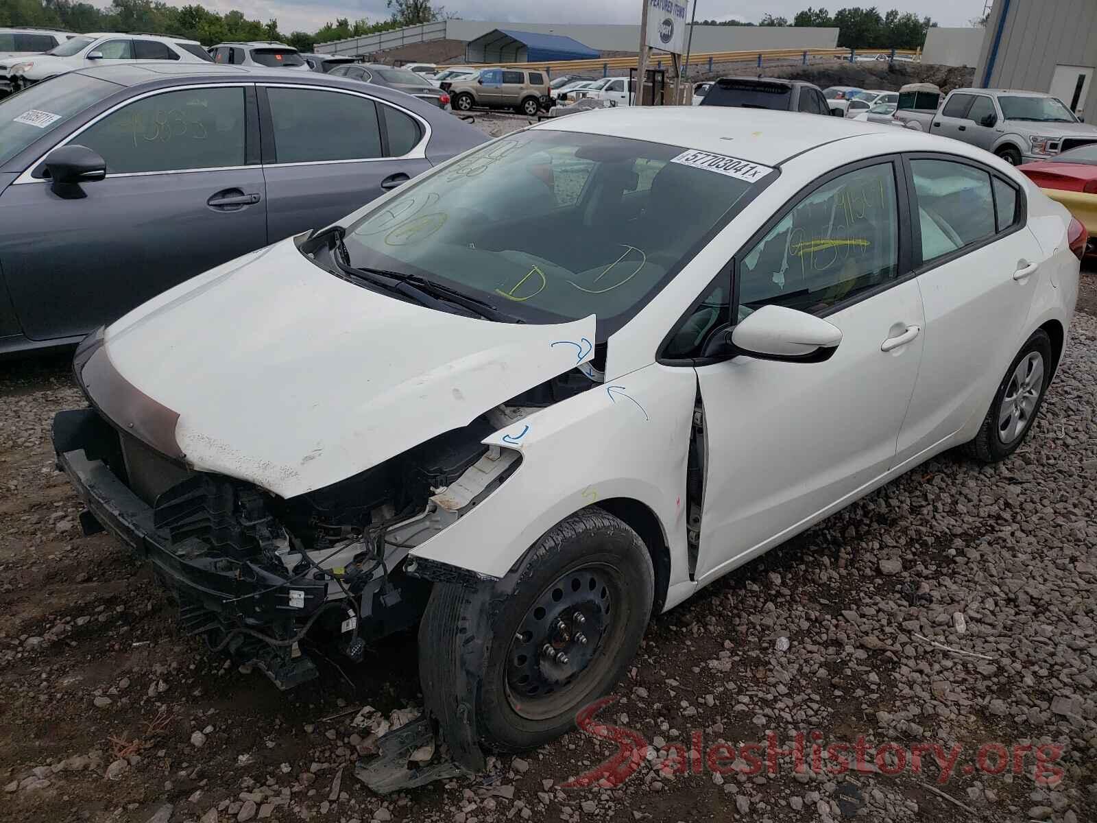 3KPFK4A73HE129649 2017 KIA FORTE