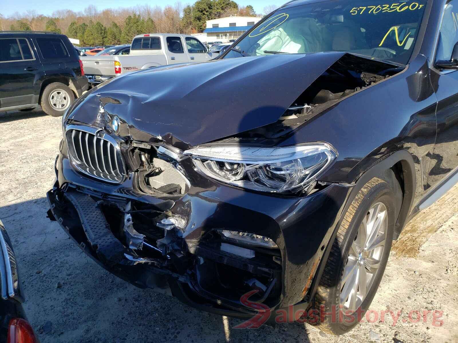 5UXTR7C55KLF29255 2019 BMW X3