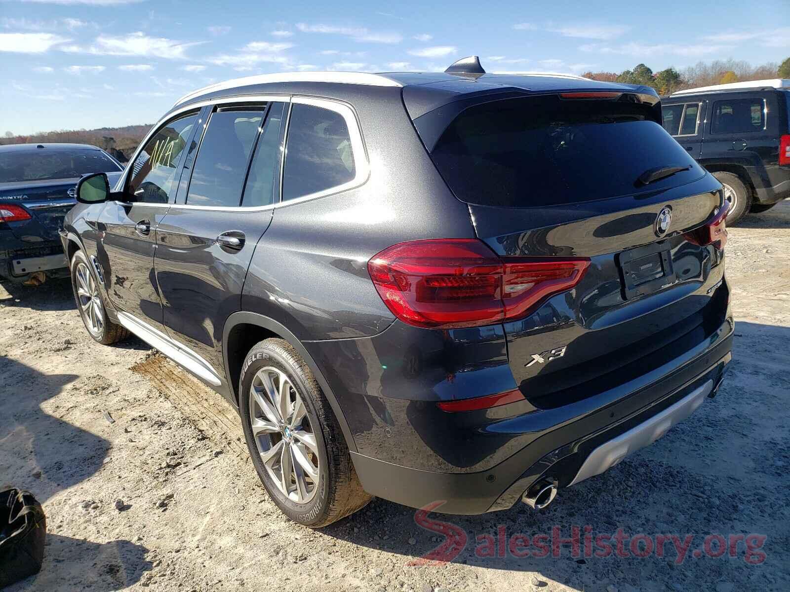 5UXTR7C55KLF29255 2019 BMW X3