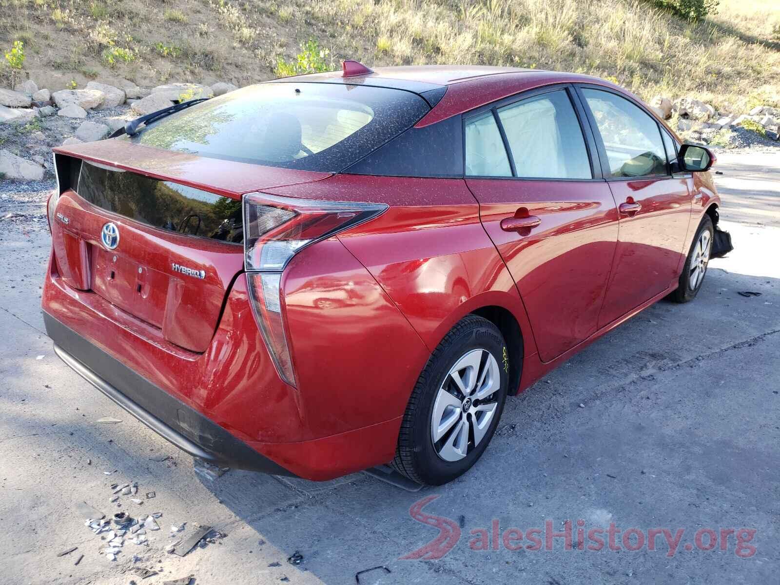 JTDKARFU3G3519296 2016 TOYOTA PRIUS