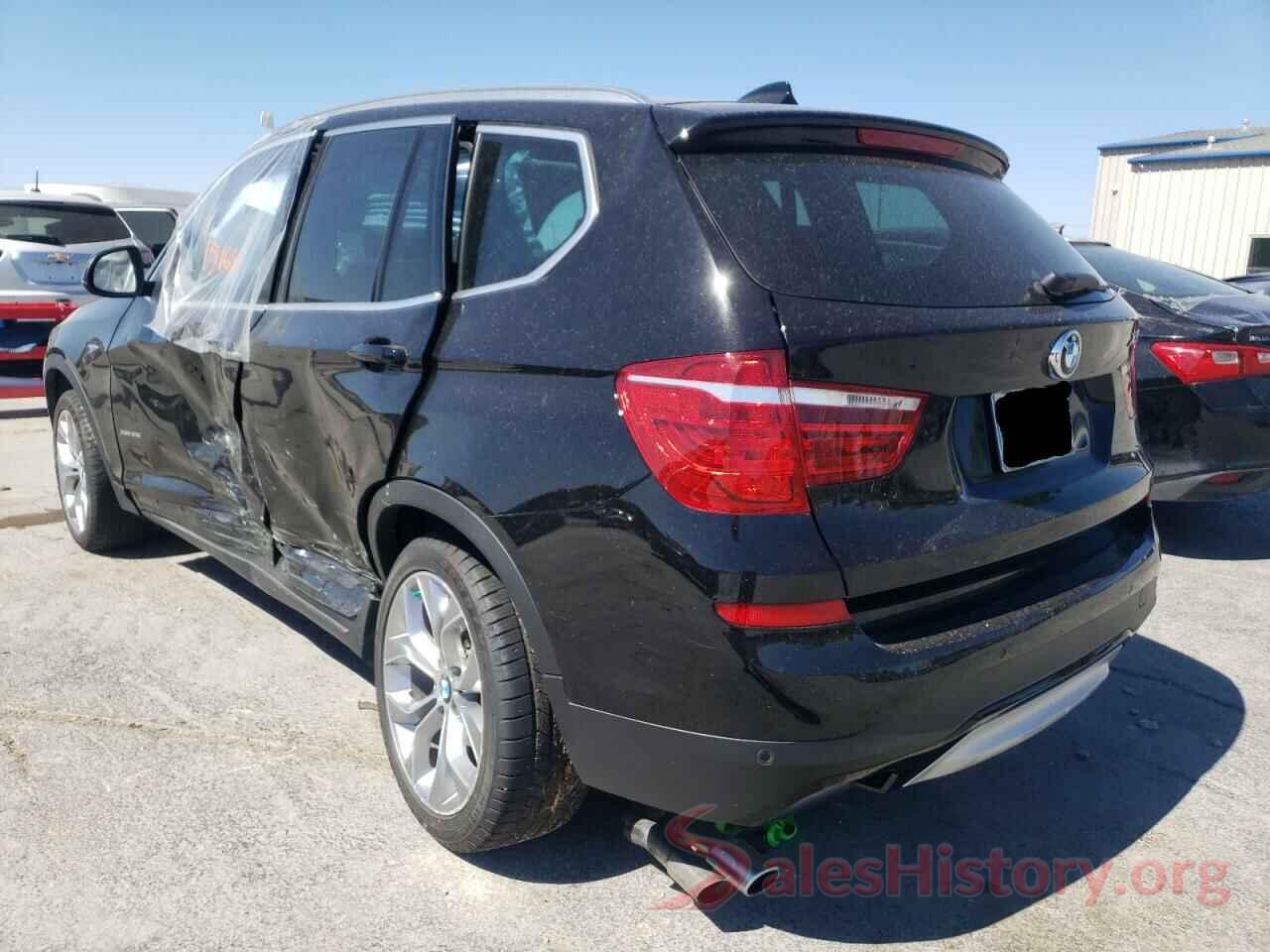 5UXWX9C5XH0T11608 2017 BMW X3