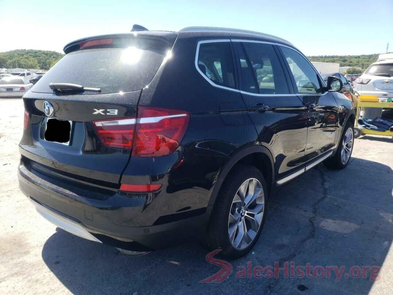 5UXWX9C5XH0T11608 2017 BMW X3