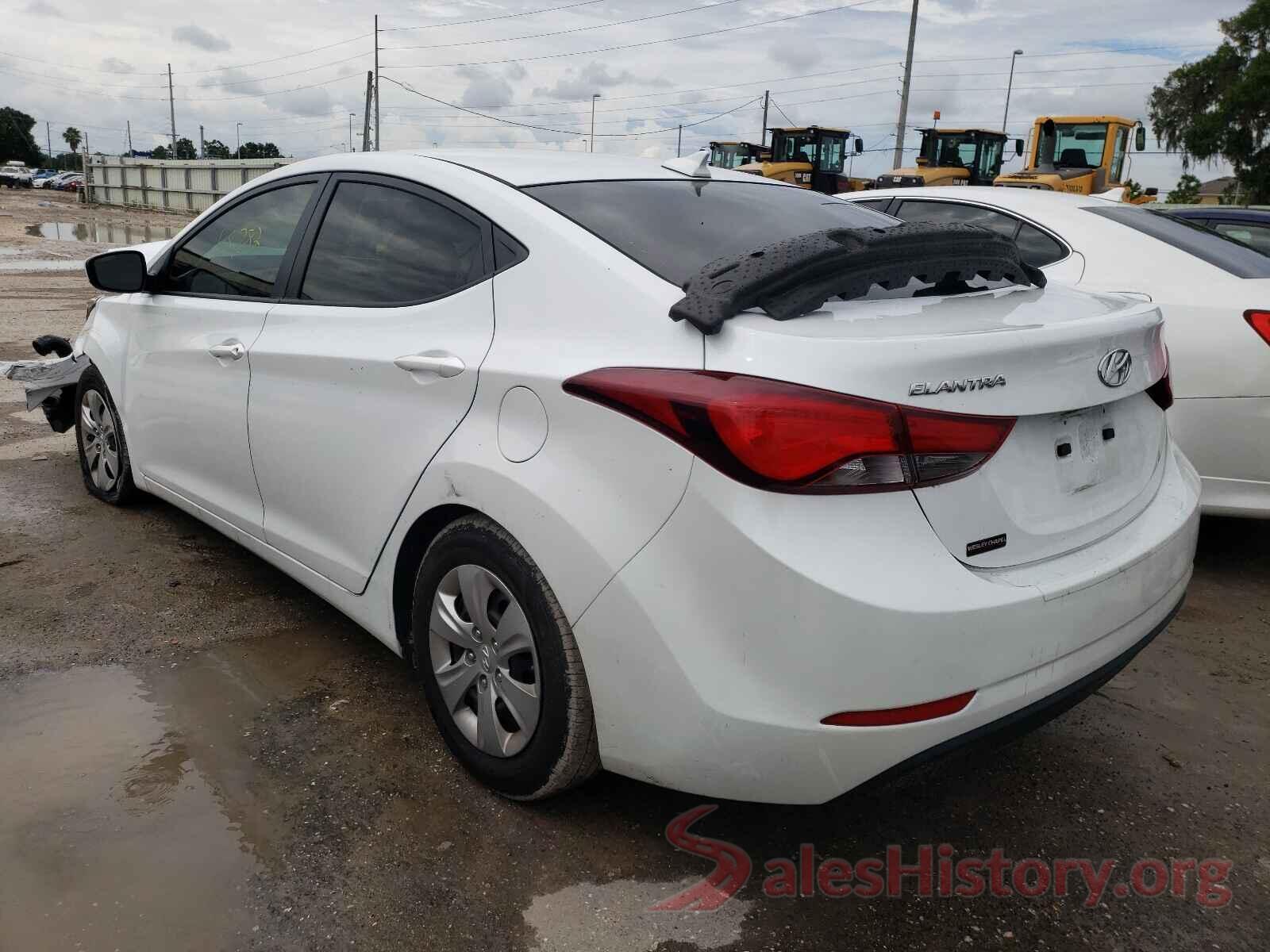 5NPDH4AE8GH668797 2016 HYUNDAI ELANTRA