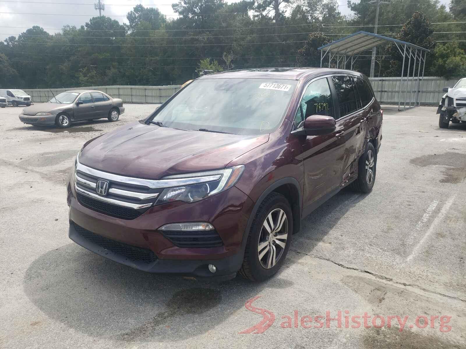 5FNYF5H67GB025190 2016 HONDA PILOT