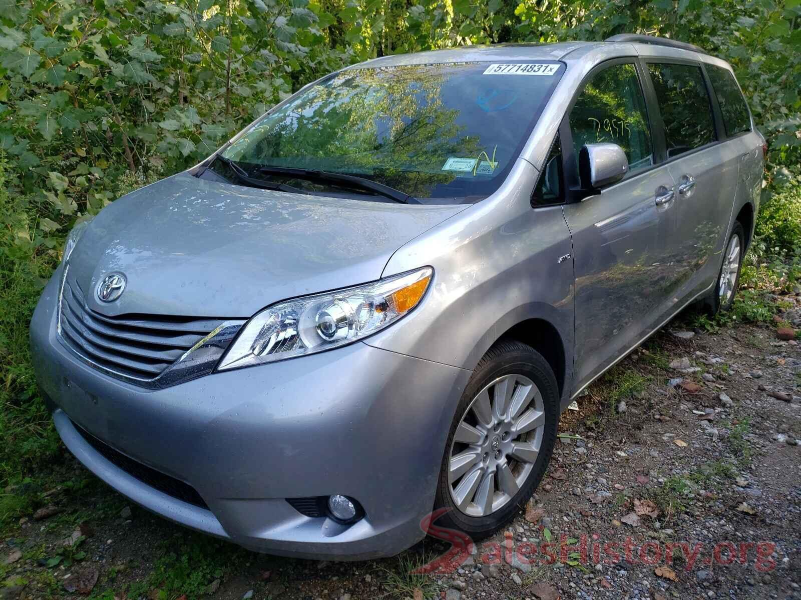 5TDDZ3DC4HS167290 2017 TOYOTA SIENNA