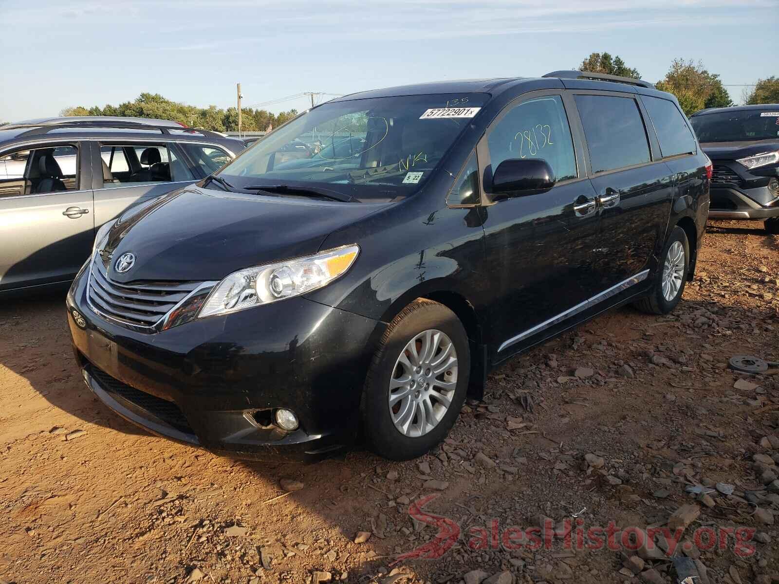 5TDYZ3DC7HS836427 2017 TOYOTA SIENNA