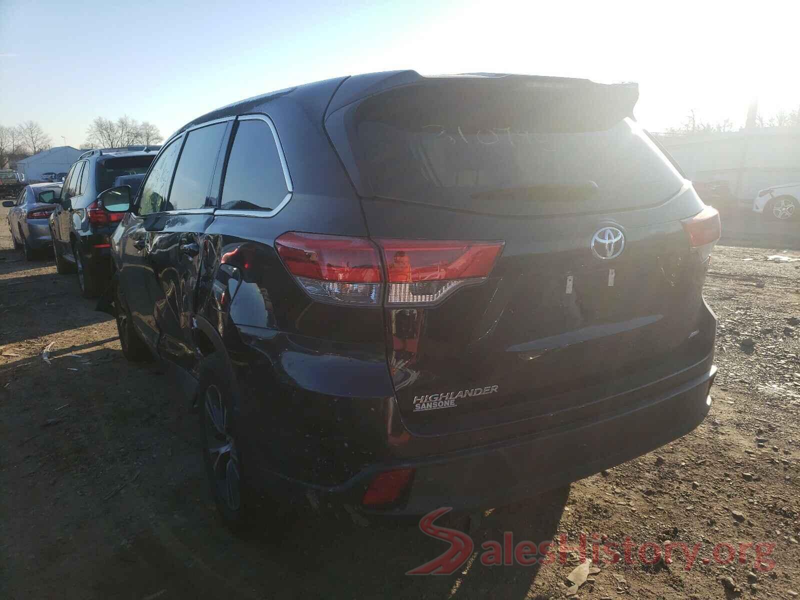 5TDBZRFH0KS980846 2019 TOYOTA HIGHLANDER