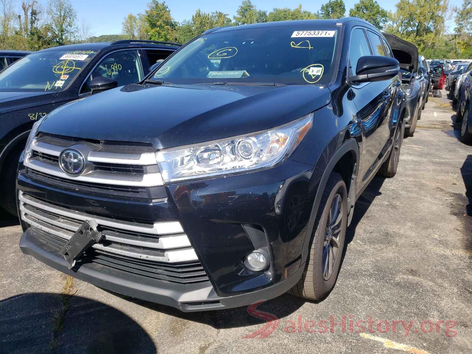 5TDJZRFH4KS624718 2019 TOYOTA HIGHLANDER