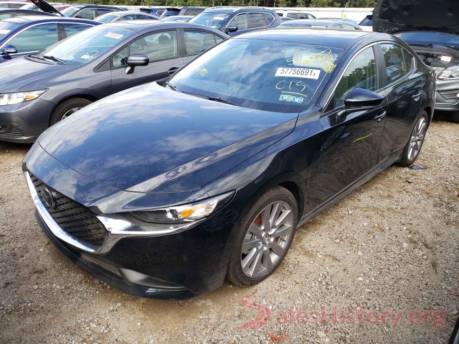 JM1BPABLXM1337650 2021 MAZDA 3