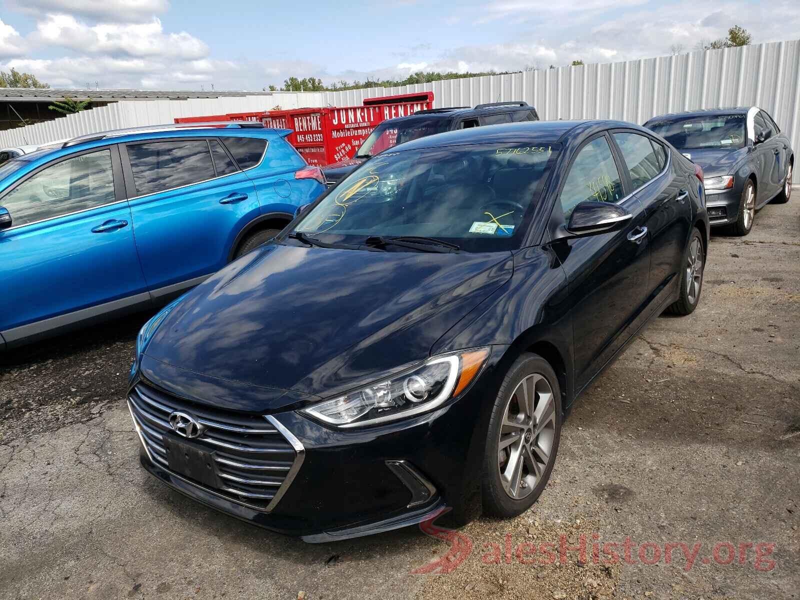 KMHD84LF1HU076991 2017 HYUNDAI ELANTRA