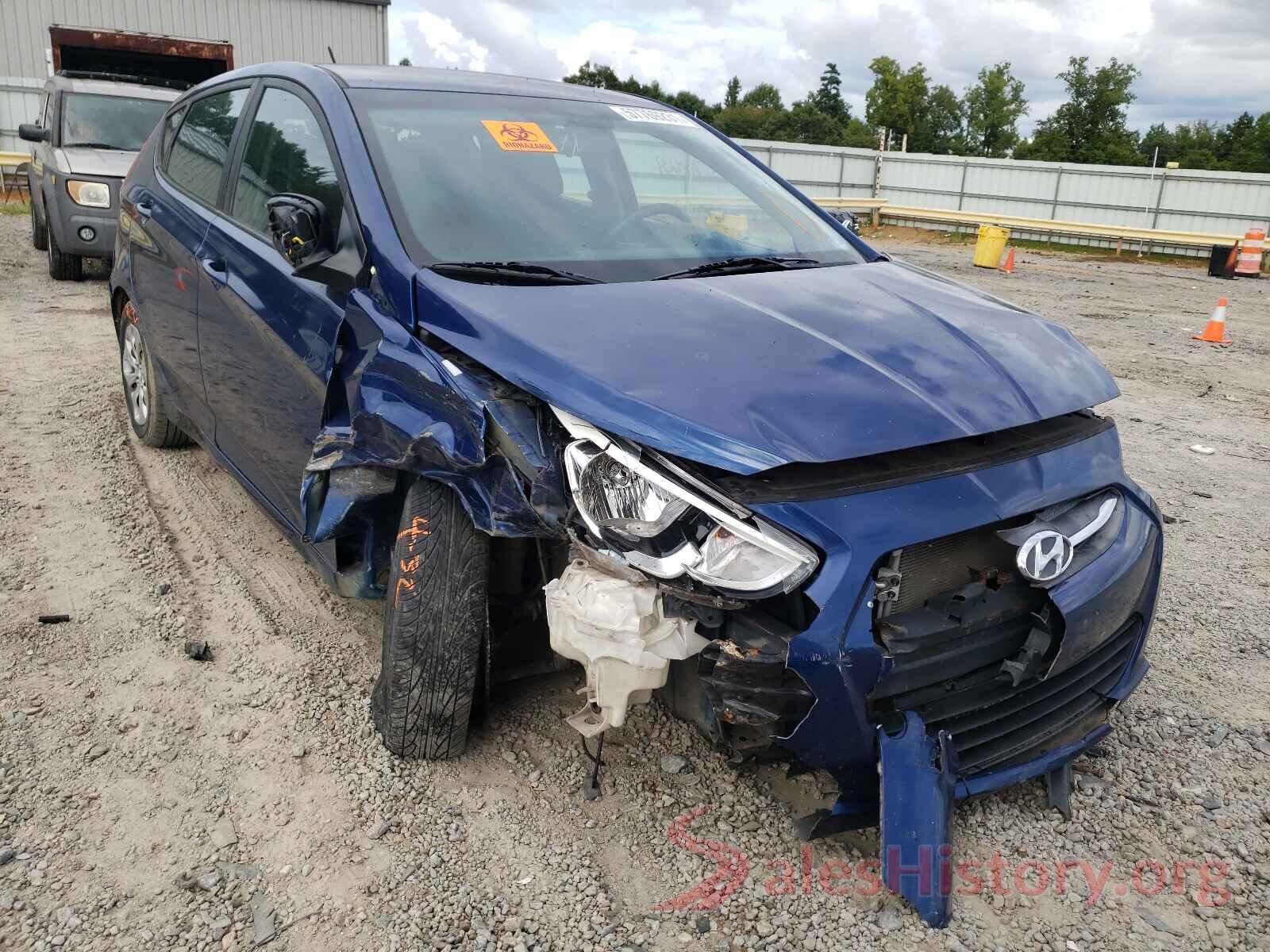 KMHCT5AE5GU274546 2016 HYUNDAI ACCENT