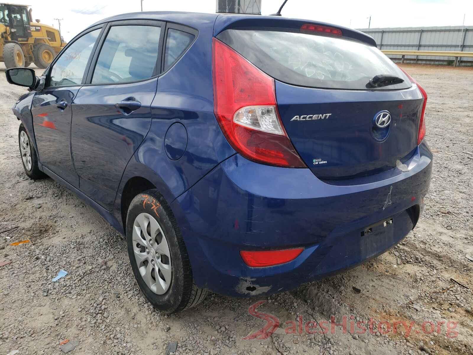 KMHCT5AE5GU274546 2016 HYUNDAI ACCENT