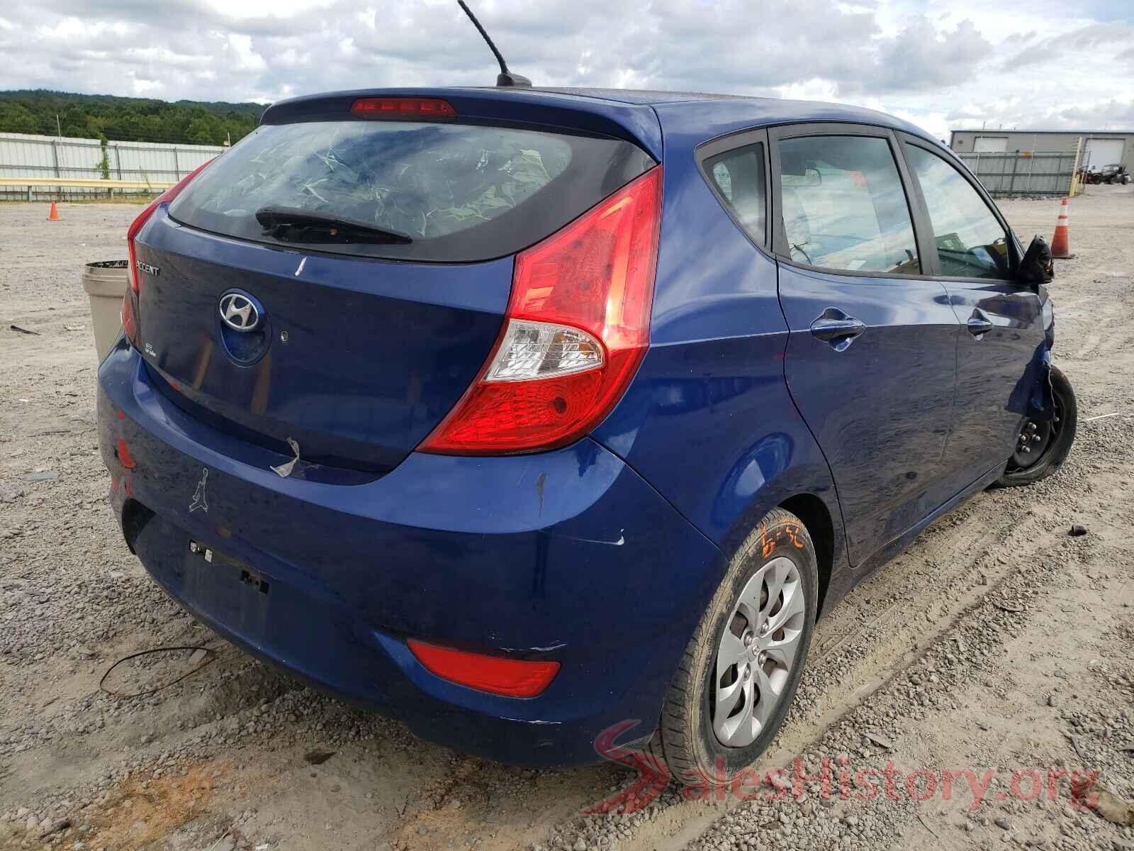 KMHCT5AE5GU274546 2016 HYUNDAI ACCENT