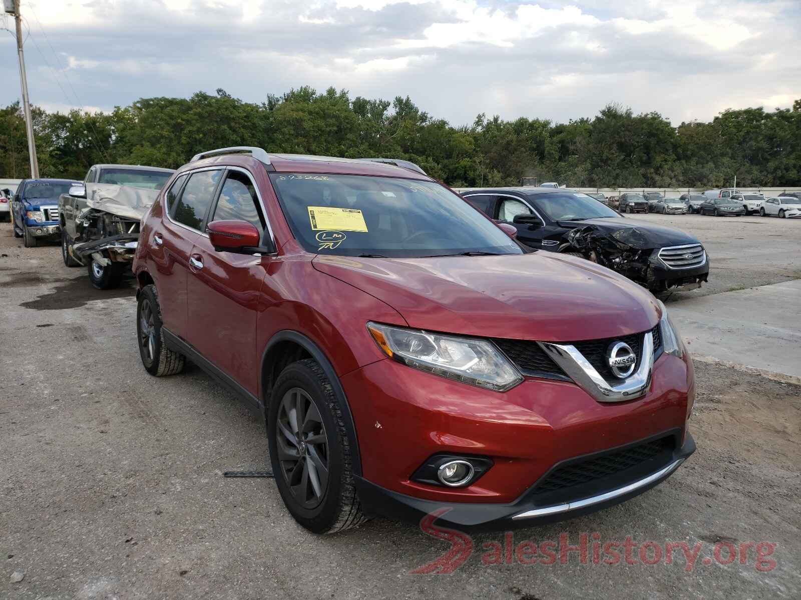 5N1AT2MV9GC893268 2016 NISSAN ROGUE