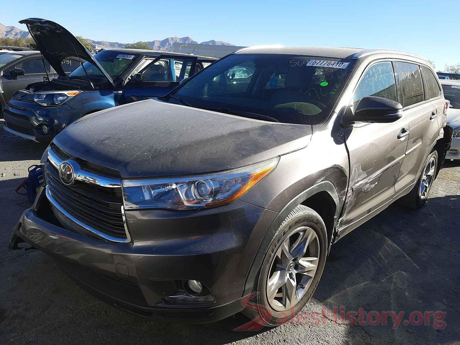 5TDDKRFH0GS260564 2016 TOYOTA HIGHLANDER