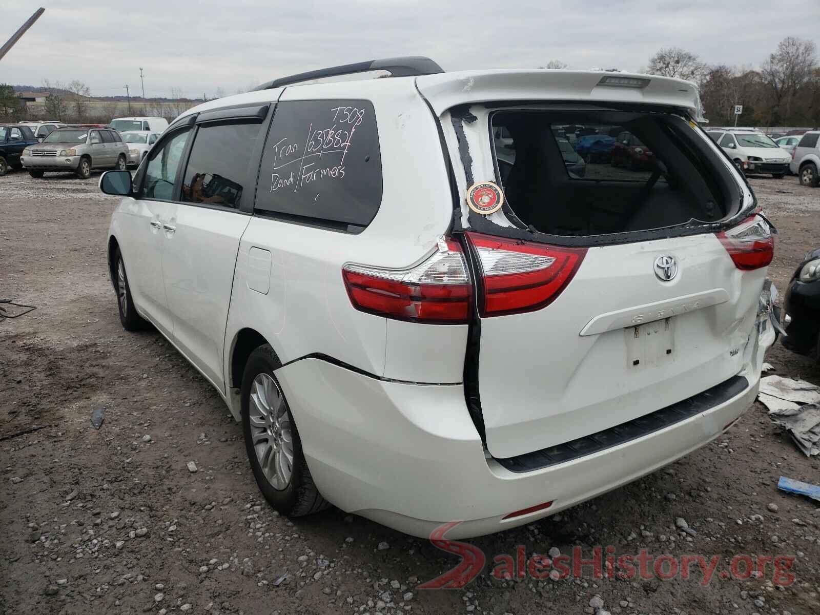 5TDYK3DCXGS698126 2016 TOYOTA SIENNA