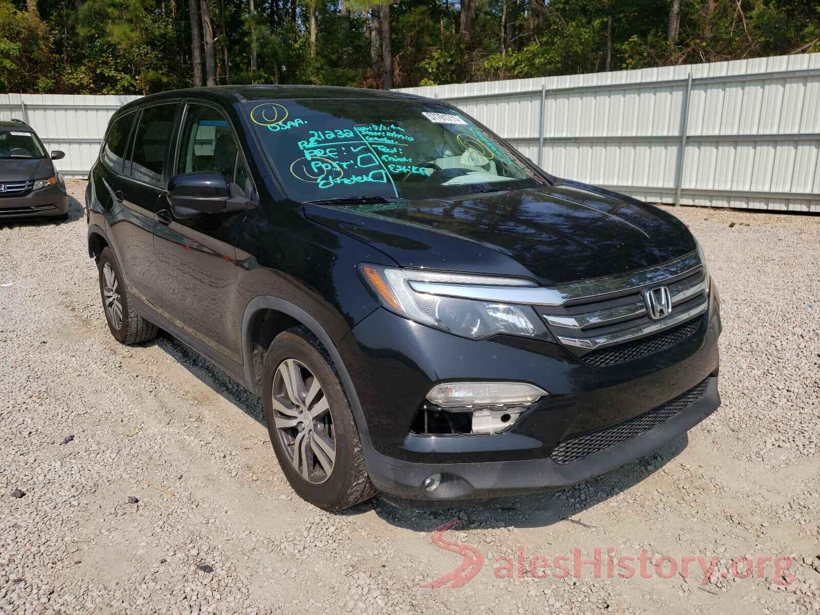 5FNYF5H55GB039399 2016 HONDA PILOT