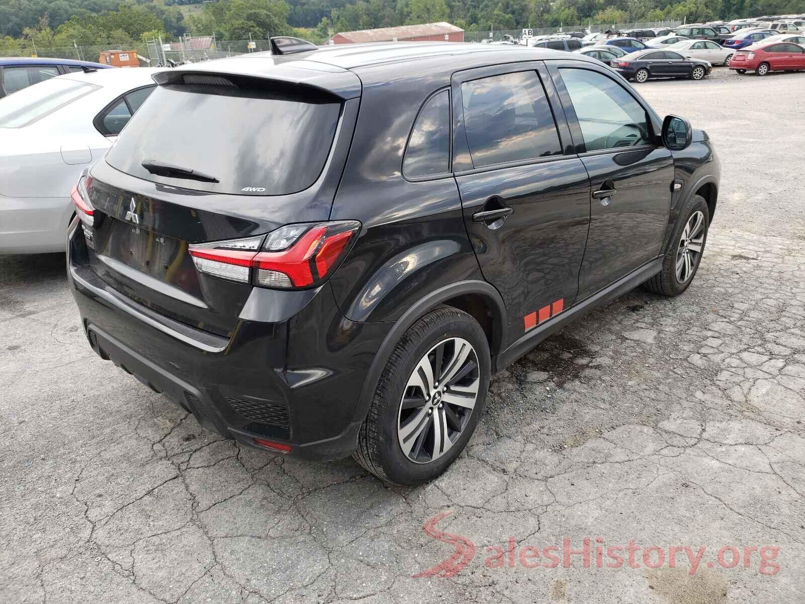 JA4ARUAU8MU003739 2021 MITSUBISHI OUTLANDER