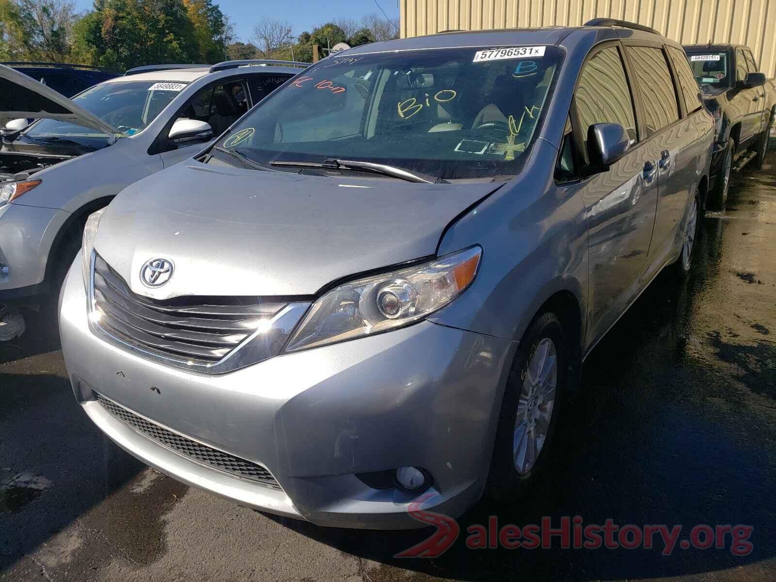 5TDDZ3DC7HS167994 2017 TOYOTA SIENNA