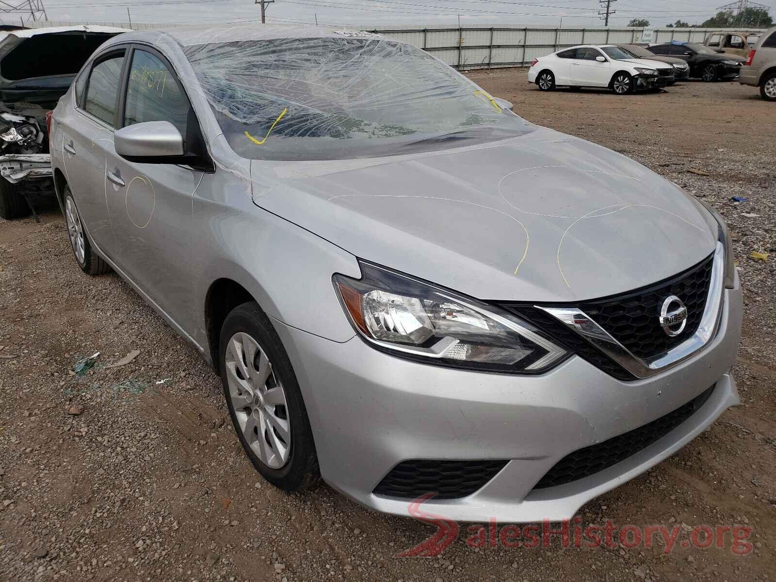 3N1AB7APXKY321557 2019 NISSAN SENTRA