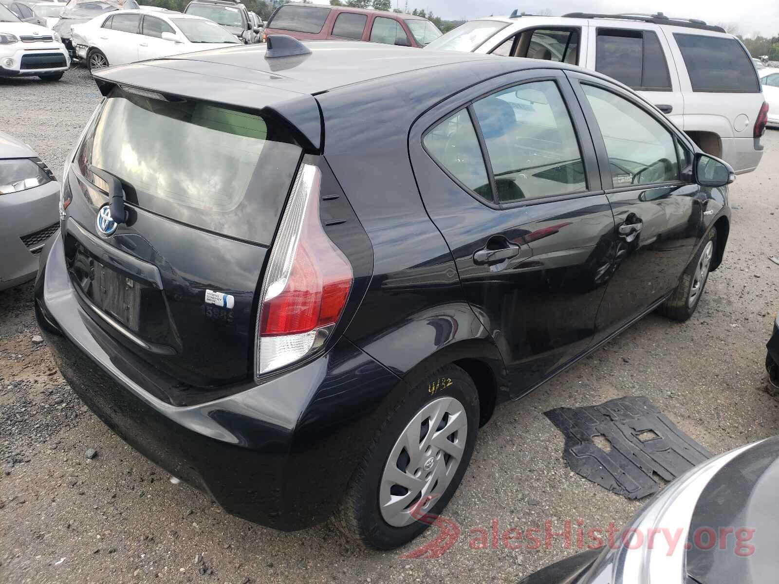 JTDKDTB3XG1121662 2016 TOYOTA PRIUS