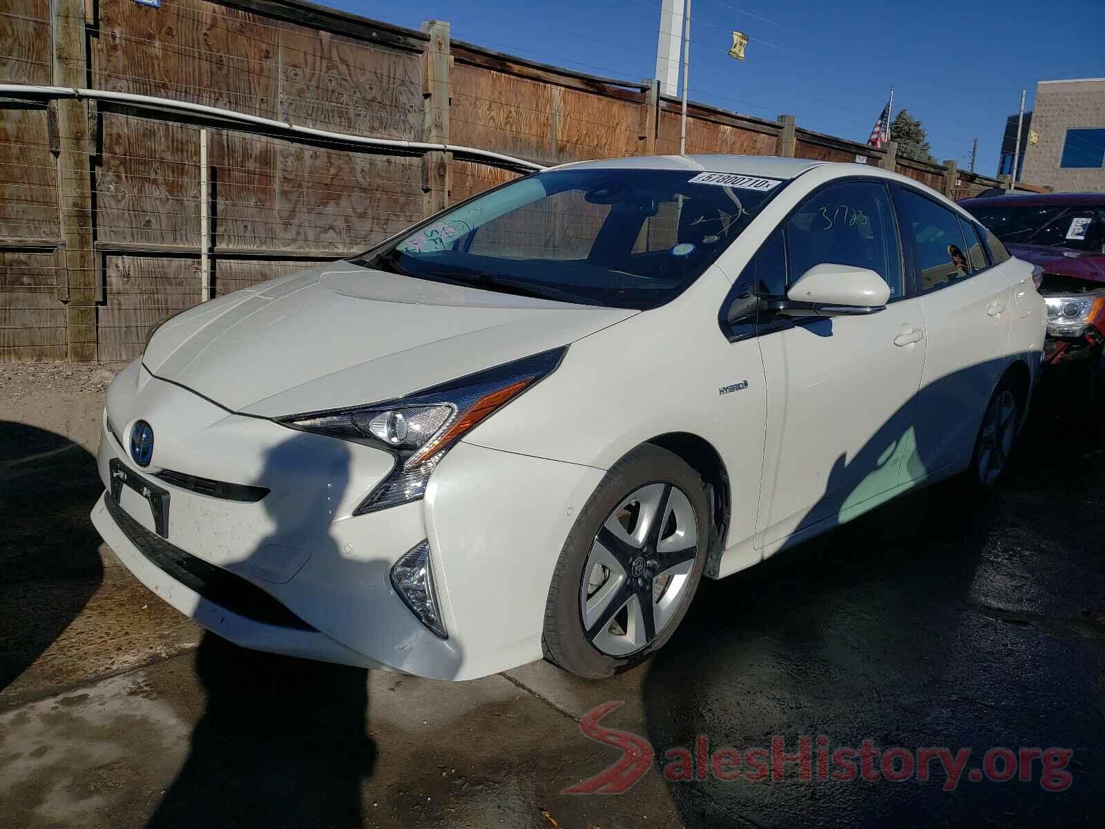 JTDKARFU6H3040209 2017 TOYOTA PRIUS