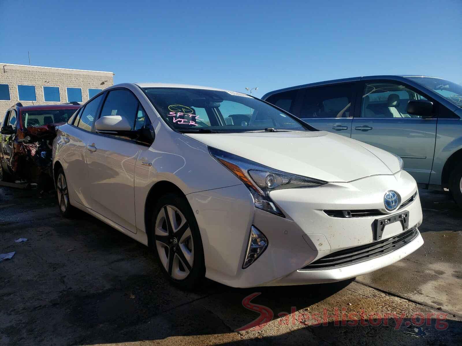 JTDKARFU6H3040209 2017 TOYOTA PRIUS