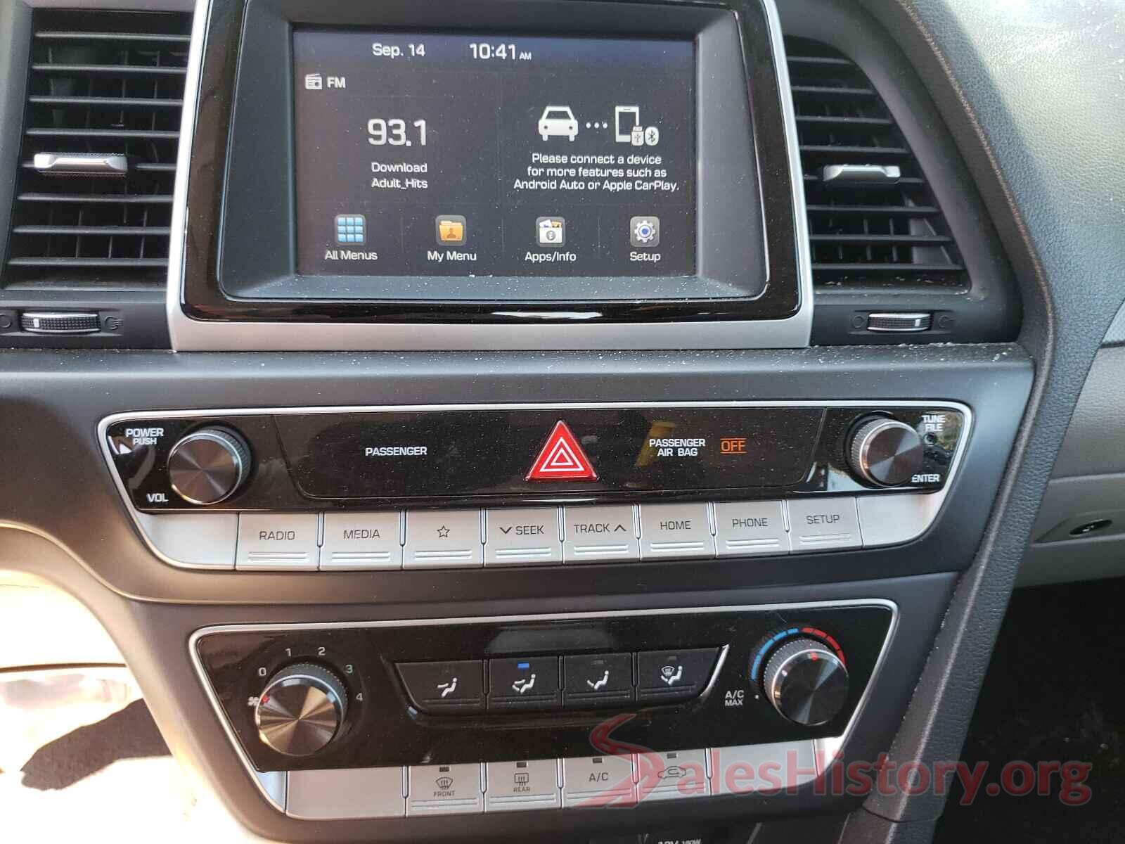 5NPE24AF8KH766963 2019 HYUNDAI SONATA